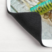 L Cooper Goo Eyes Antiek Vist Lure Muismat (Hoek)