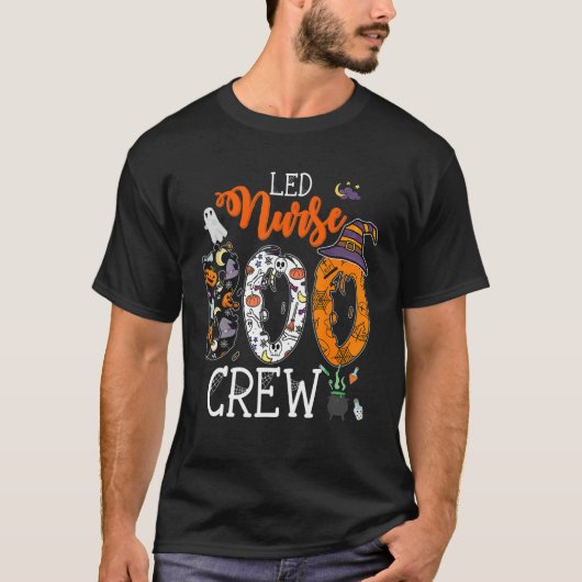 L&D Nurse Boo Crew Halloween Labor & Delivery Nurs T-shirt (Voorkant)