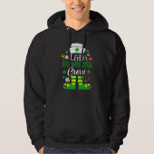 L&d St Patricks Nurse Crew St Patrick Day Leprecha Hoodie (Voorkant)