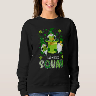 L&D Zurse Squad Nursing St Patrick Day Gnomes Iris Trui