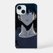 l dark-themed character iPhone 15 case (Achterkant)