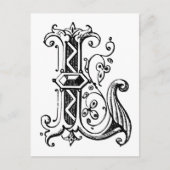 L Decoratieve brief Briefkaart (Voorkant)