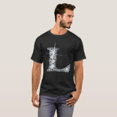 "L" Diamond Bling T-Shirt (Voorkant volledig)