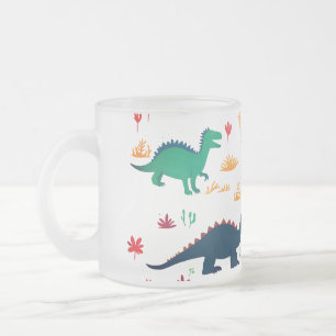 l Dinosauriërs Patroon Matglas Koffiemok