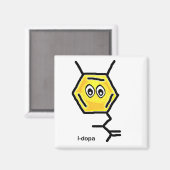 L-Dopa Magnet (Voorkant / Achterkant)