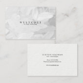 L E A V E D grijs Visitekaartje (Voorkant / Achterkant)