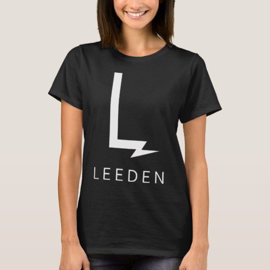L E E D E N - officieel (wit) T-shirt (Voorkant)