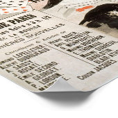 L Echo De Paris Courte Bonne Advert Poster (Hoek)