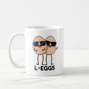 L-eieren Funny Egg Pun Koffiemok