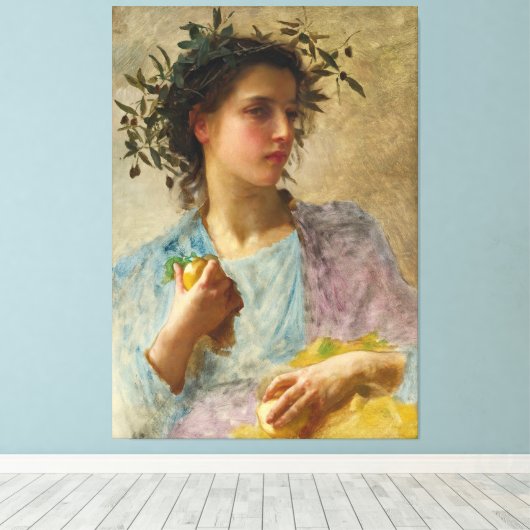 l’été (Summer ) (1880) Canvas Afdruk (Insitu (Houten vloer))