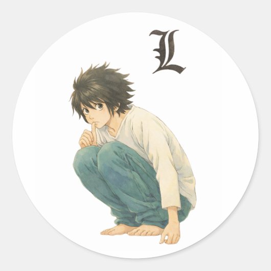 L Ghibli Ronde Sticker (Voorkant)