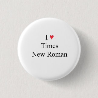 l hart Times New Roman Ronde Button 3,2 Cm