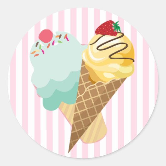 l Ice Cream Stickers (Voorkant)