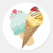 l Ice Cream Stickers (Voorkant)