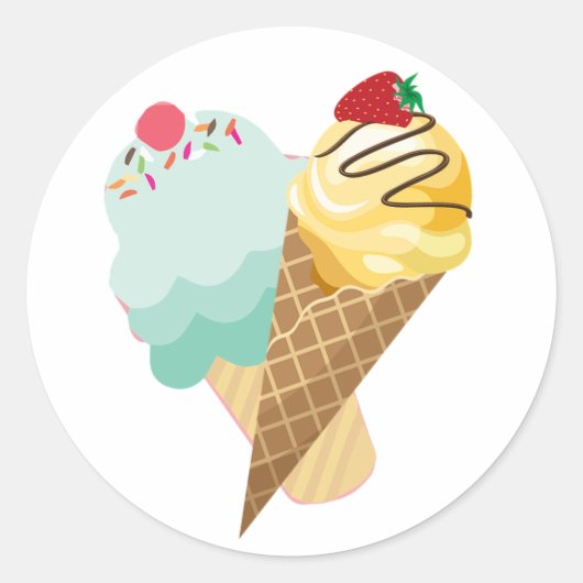 l Ice Cream Stickers (Voorkant)