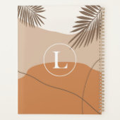 L - Initiaal Monogram Letter L Abstract ontwerp Planner (Achterkant)