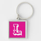 L. initiaal sleutelhanger (Voorkant)