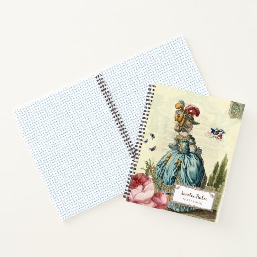 l’invitatie Frans geïnspireerd Gepersonaliseerd Notitieboek (Binnen)