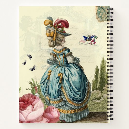 l’invitatie Frans geïnspireerd Gepersonaliseerd Notitieboek (Achterkant)