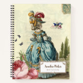 l’invitatie Frans geïnspireerd Gepersonaliseerd Notitieboek (Voorkant)