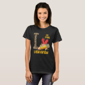 L is bestemd voor de librarische loperspleopaar te t-shirt (Voorkant volledig)