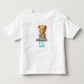 L is for Leo - Custom Toddler T-Shirt (Voorkant)