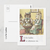 L is voor Dames Briefkaart (Voorkant / Achterkant)