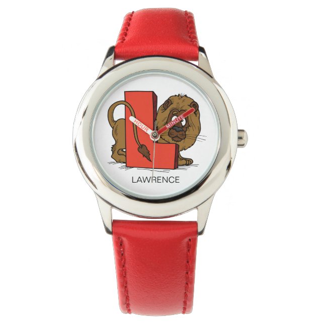 L is voor __ douanenaam Kind Horloge (Voorkant)