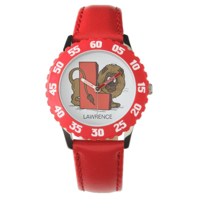 L is voor __ douanenaam Kind Horloge (Voorkant)