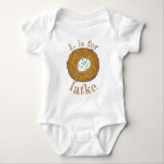 L is voor Latke Potato Pancake Foodie Alphabet ABC Romper<br><div class="desc">Alphabet letter leuk! Het ontwerp van het pak van de baby is voorzien van een originele illustratie van een heerlijke aardappelpannkoek, met L IS FOR LATKE in een leuk lettertype. Geweldig voor het leren van ABC's. Er zijn ook veel andere baby met alfabetletters beschikbaar. Zie je niet wat je zoekt?...</div>
