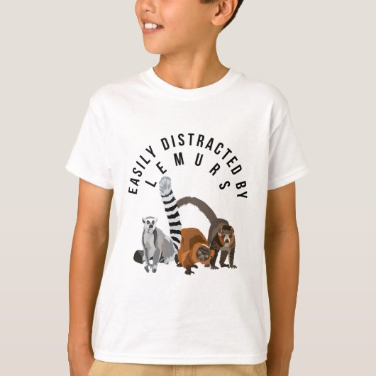 L is voor Lemur T-shirt (Voorkant)