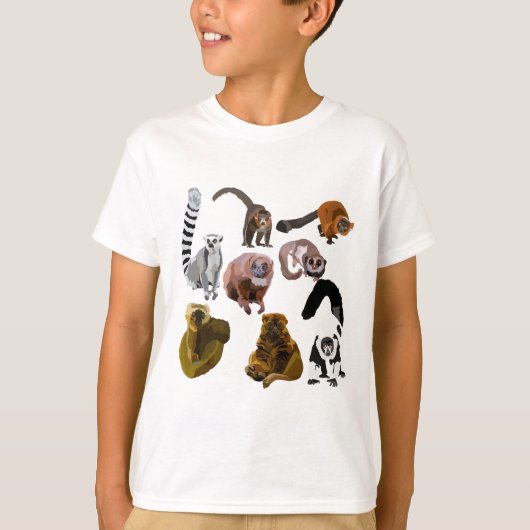 L is voor Lemur T-shirt (Voorkant)