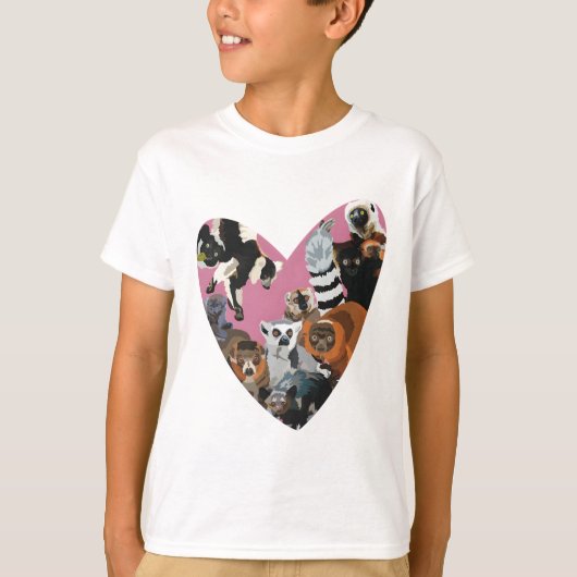 L is voor Lemur T-shirt (Voorkant)