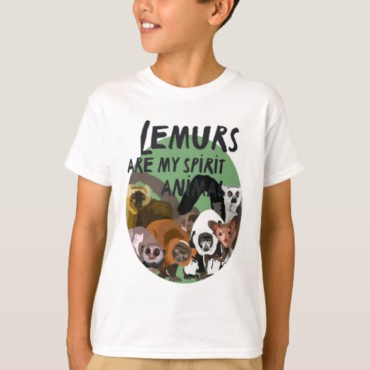 L is voor Lemur T-shirt (Voorkant)