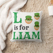 L is voor Liam baby Kussen (Deken)