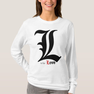 L is voor Liefde. T-shirt