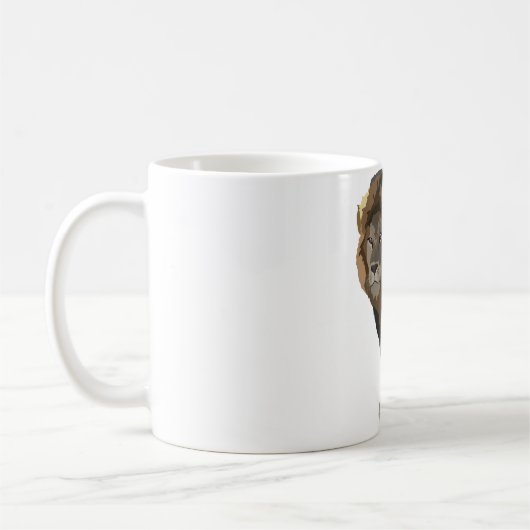 L is voor Lion Koffiemok (Links)