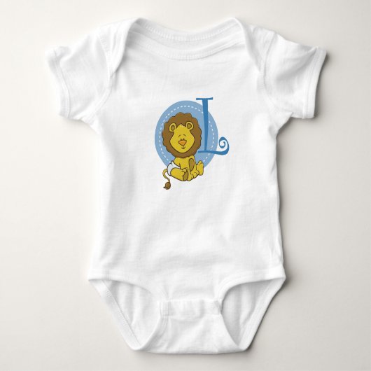 L is voor Lion Romper (Voorkant)