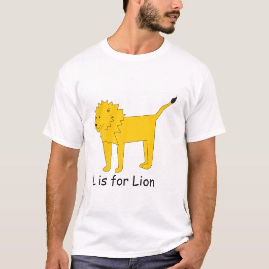 L is voor Lion T-shirt (Voorkant)