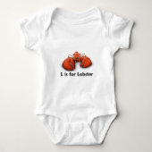 L is voor Lobster Romper (Voorkant)