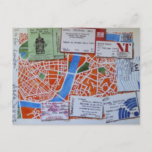 L is voor London briefkaart (Voorkant)