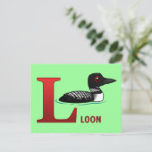 L is voor Loon Briefkaart (Staand voorkant)