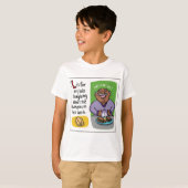 L is voor Lumpia Kinder T-shirt (Voorkant volledig)