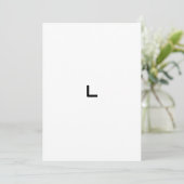 L KAART (Staand voorkant)