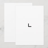 L KAART (Voorkant / Achterkant)