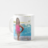 L klaar voor zwemmen mok (Voorkant links)