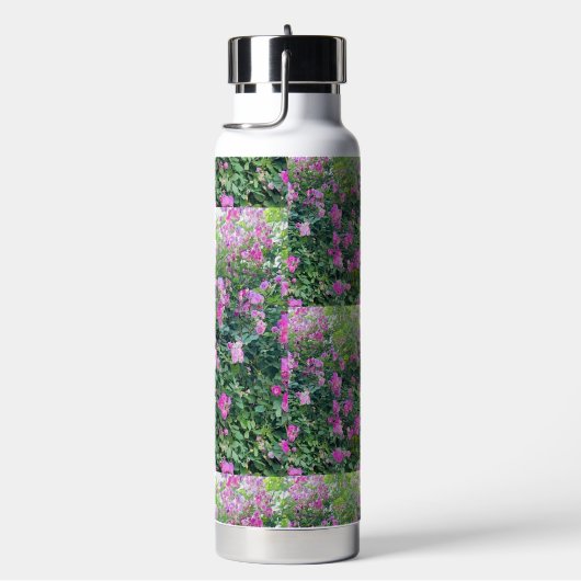 L Kleurrijk Bloempatroon Waterfles (Rechts)