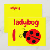l - ladybug - flash - kaart (Voorkant / Achterkant)