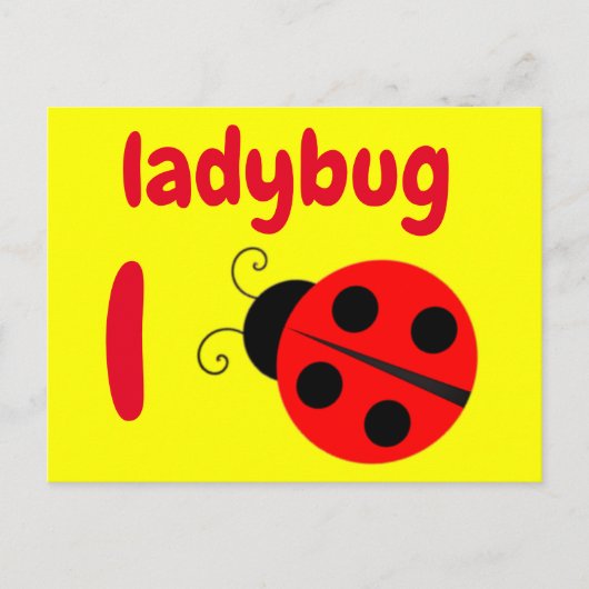l - ladybug - flash - kaart (Voorkant)