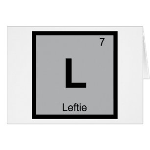 L - Linkse Chemie Periodiek Systeem Symbool